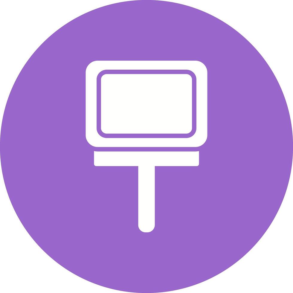 Billboard Icon Design vector