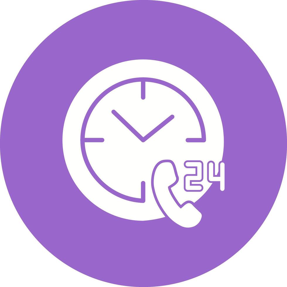 Phone Assistance Icon Design vector