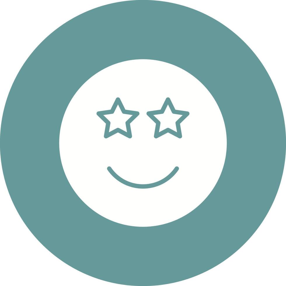 Star-Struck Icon Design vector