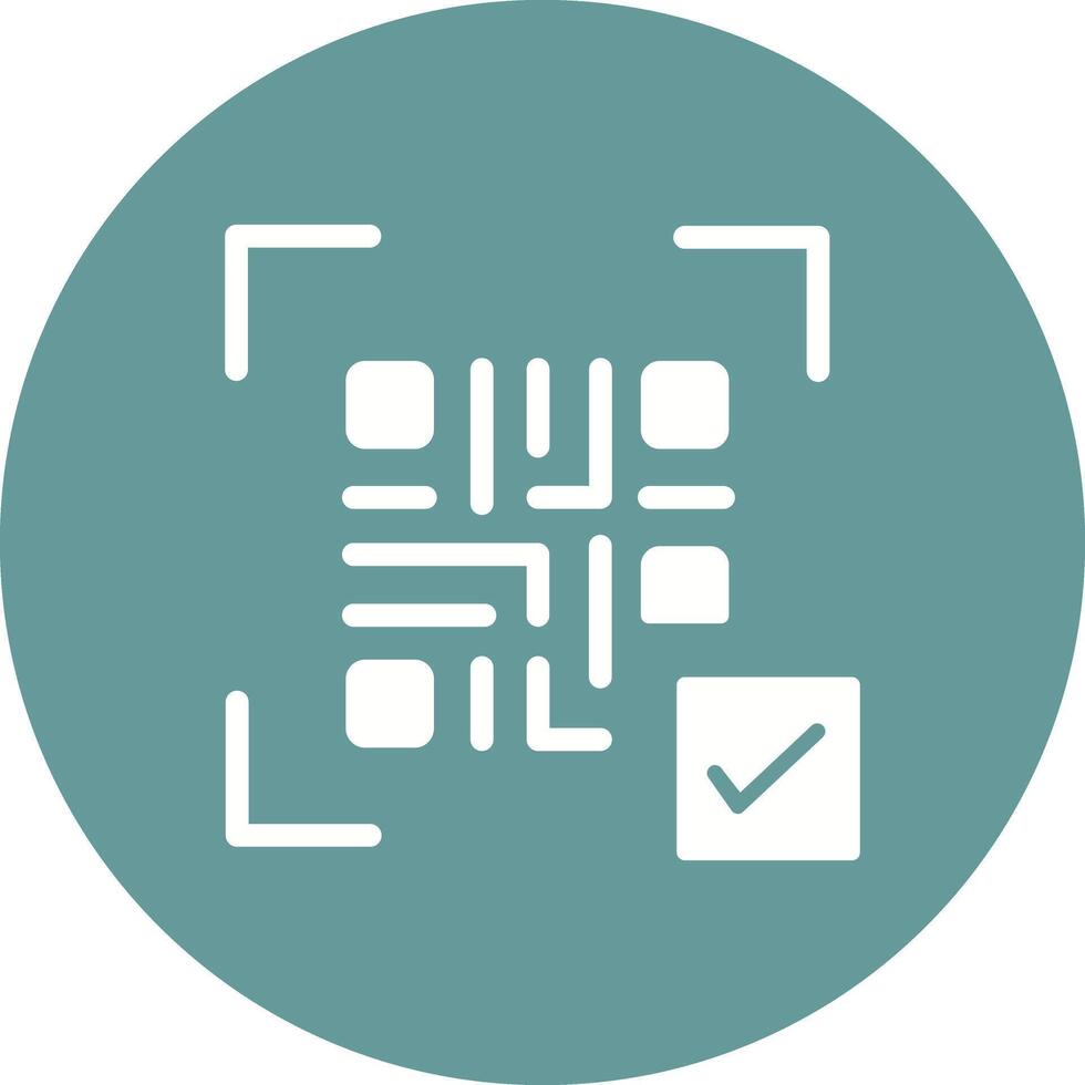 QR Code Link Icon Design vector
