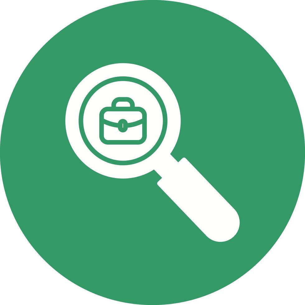 Job Hunting Icon Design vector