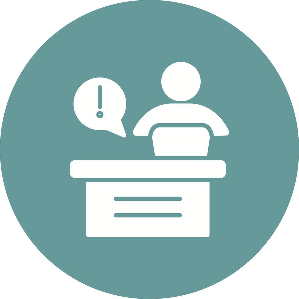 Service Desk Icon Design vector