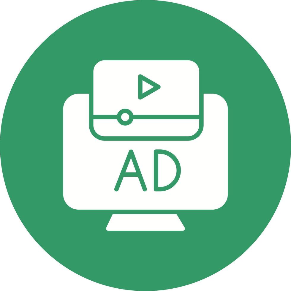 Ad Icon Design vector