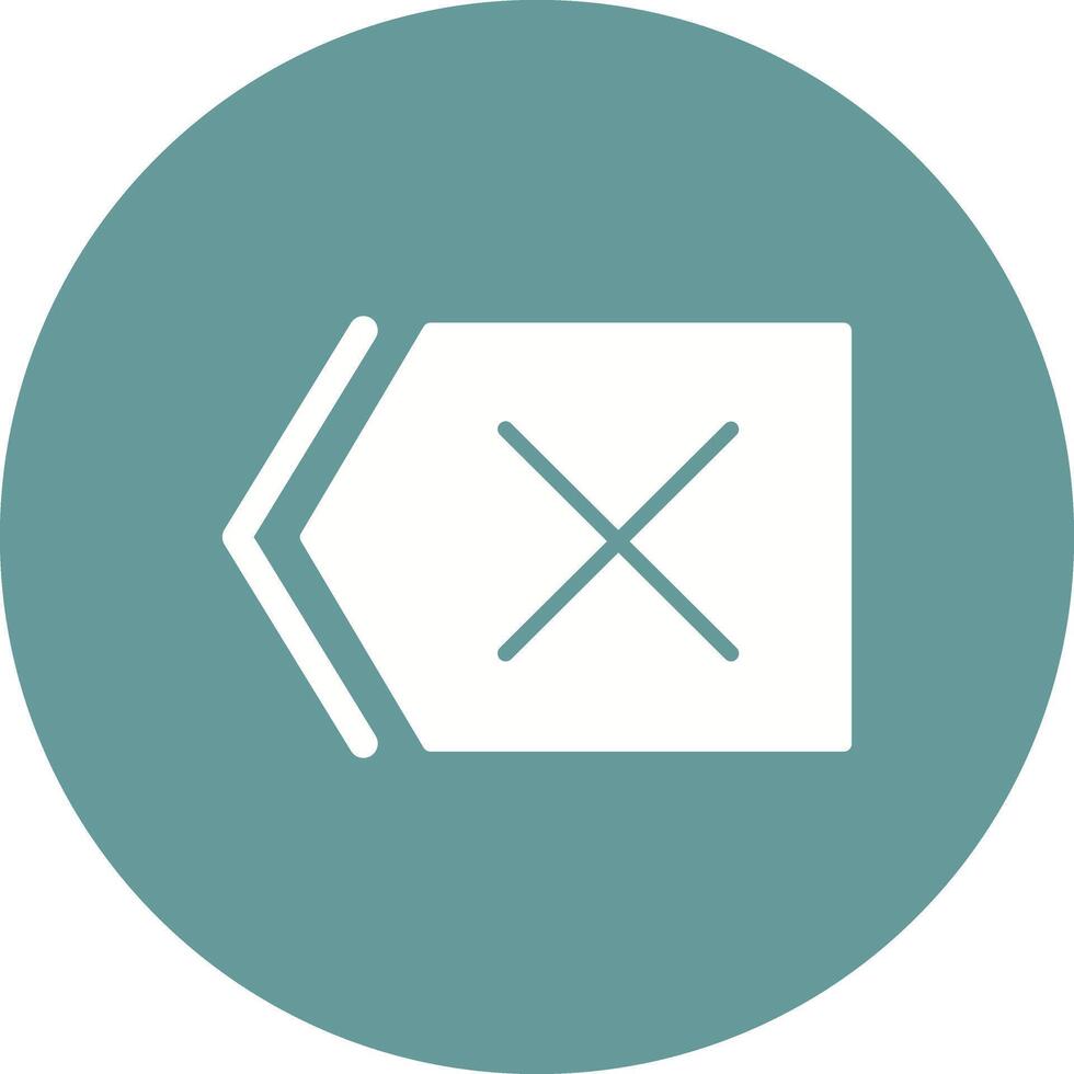 Delete Icon Design vector