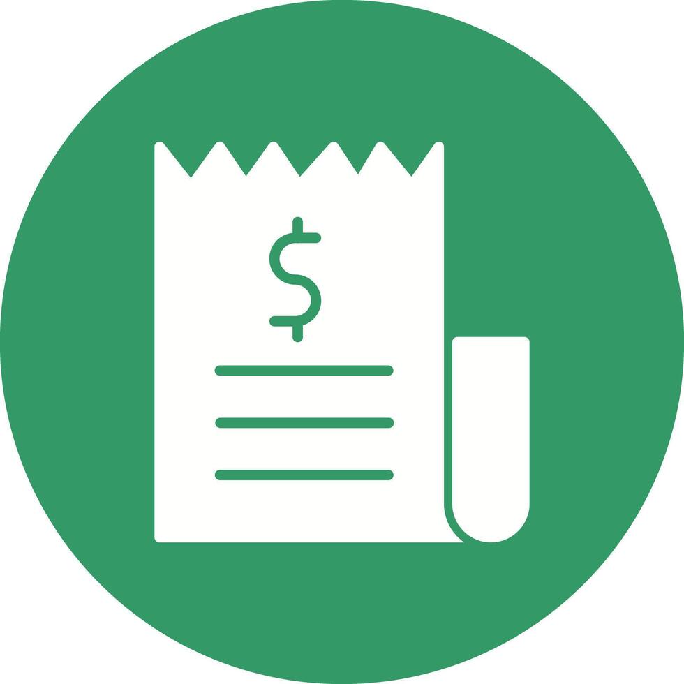 Bill Icon Design vector