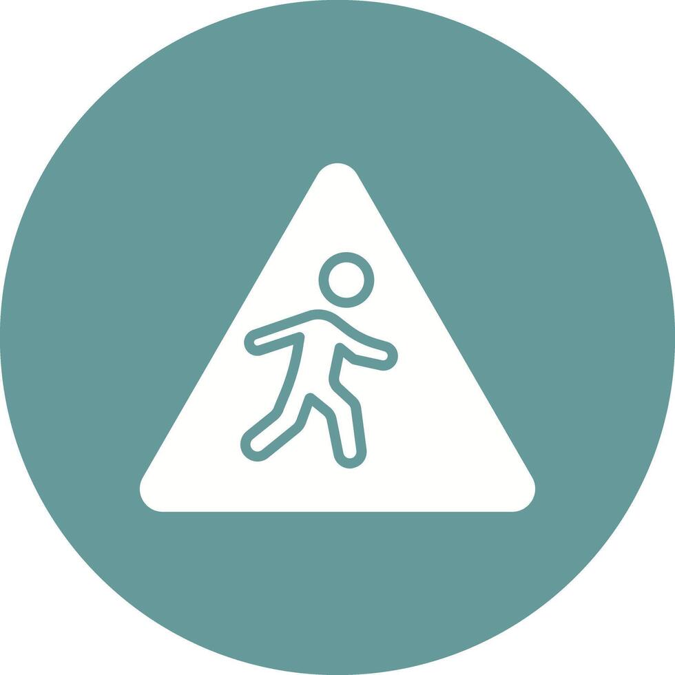 Children Crossing Icon Design vector