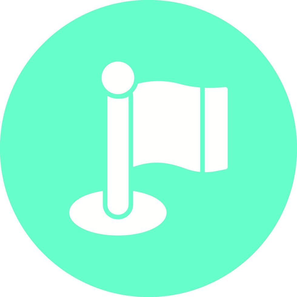 Flagpole Icon Design vector