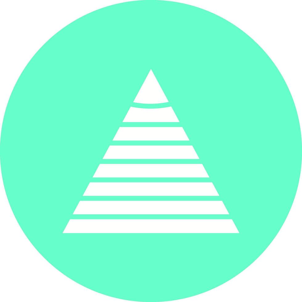 Pyramid Graph Icon Design vector