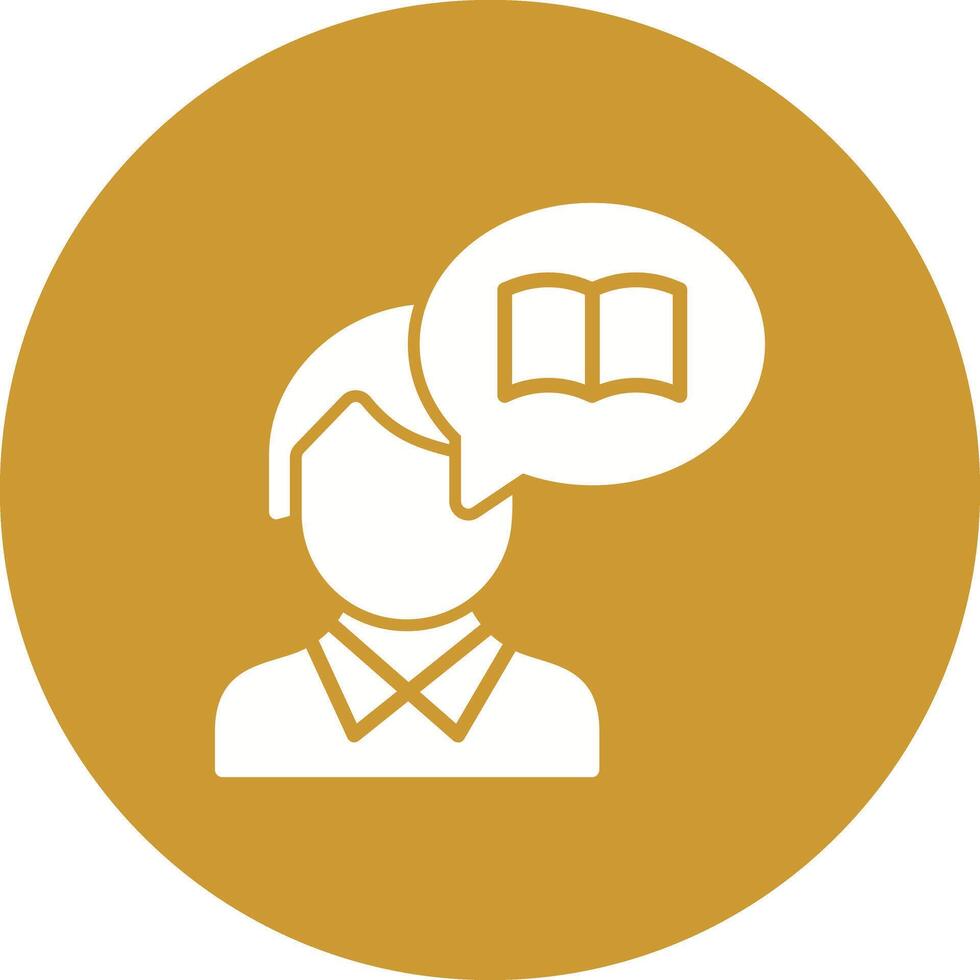 Storytelling Icon Design vector