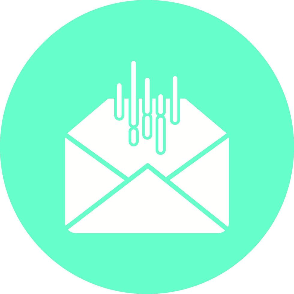 Mail Sorting Icon Design vector
