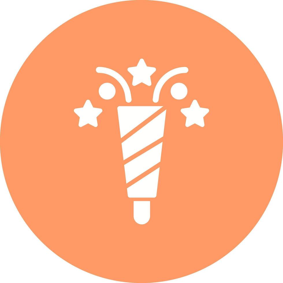 Popper Icon Design vector