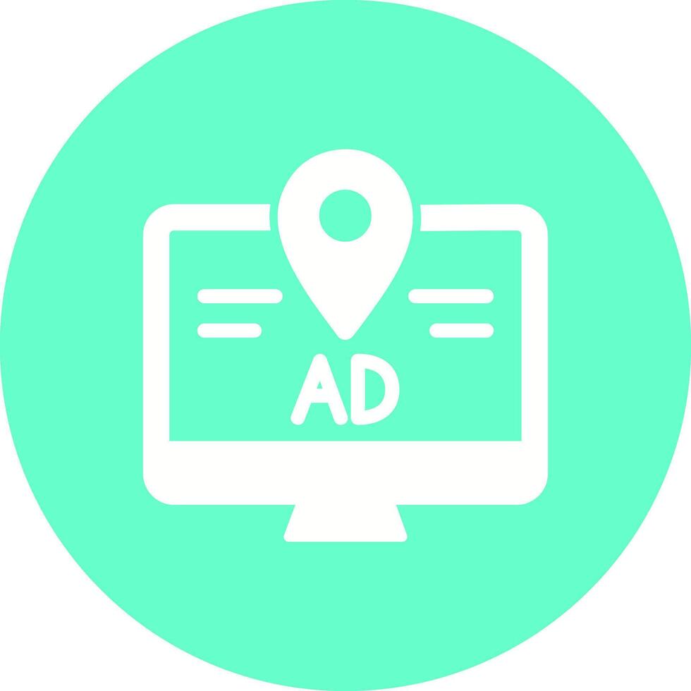 Ad Tracking Icon Design vector