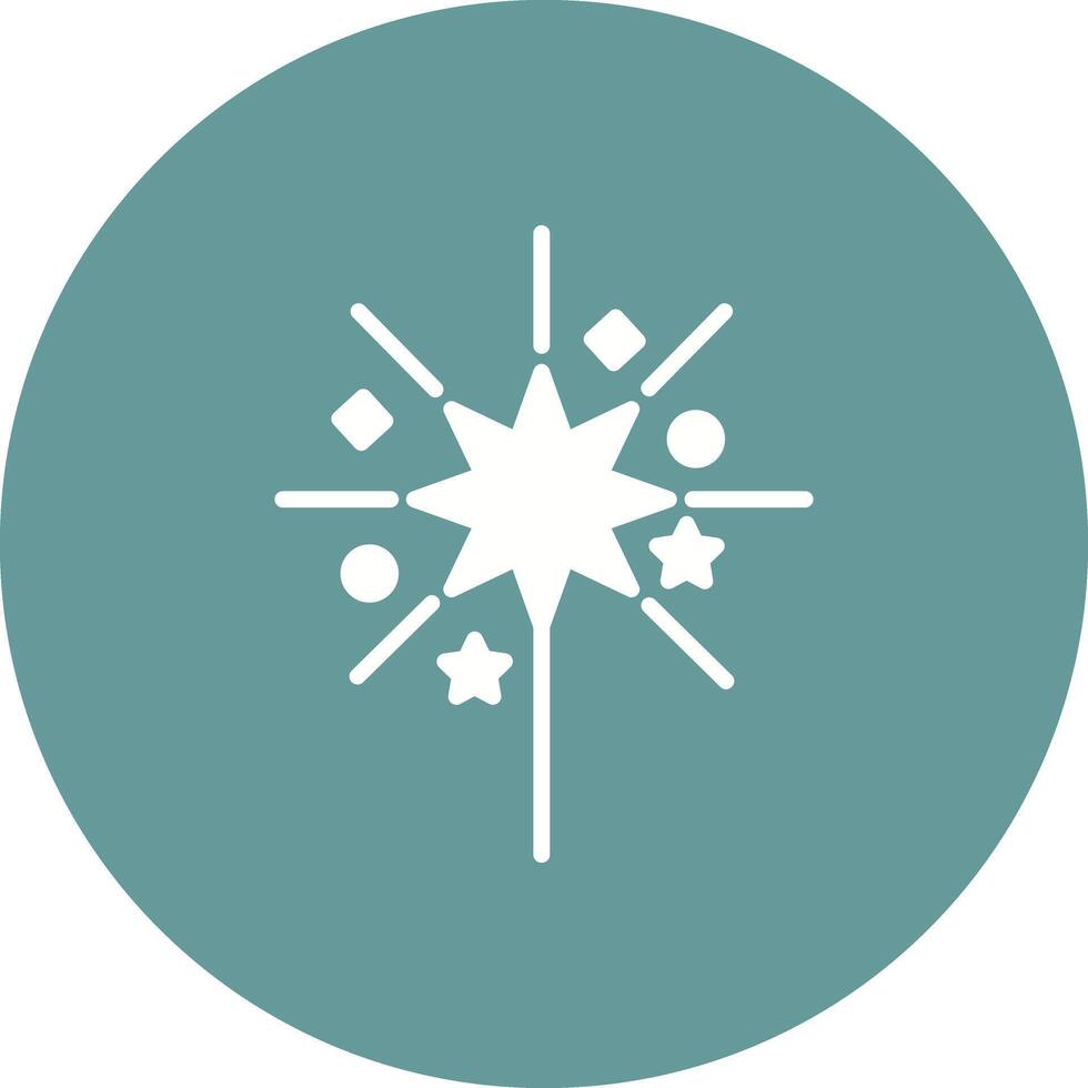 Sparklers Icon Design vector