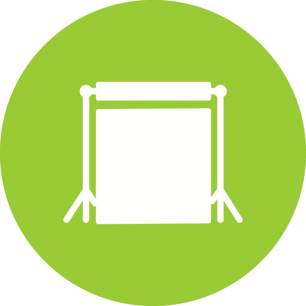 Photography Backdrops Icon Design vector