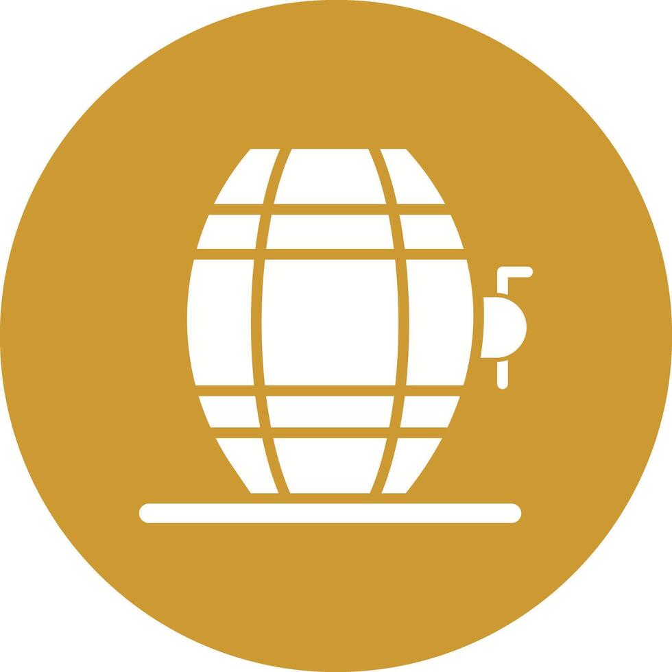 Wine Barrel Rack Icon Design vector