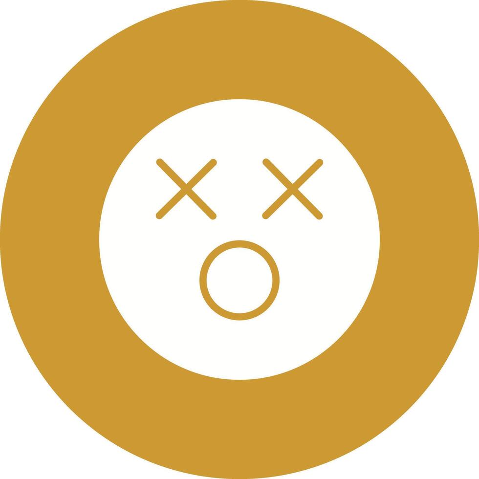 Dizzy Face Icon Design vector