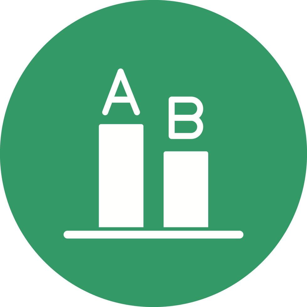 AB Testing Icon Design vector