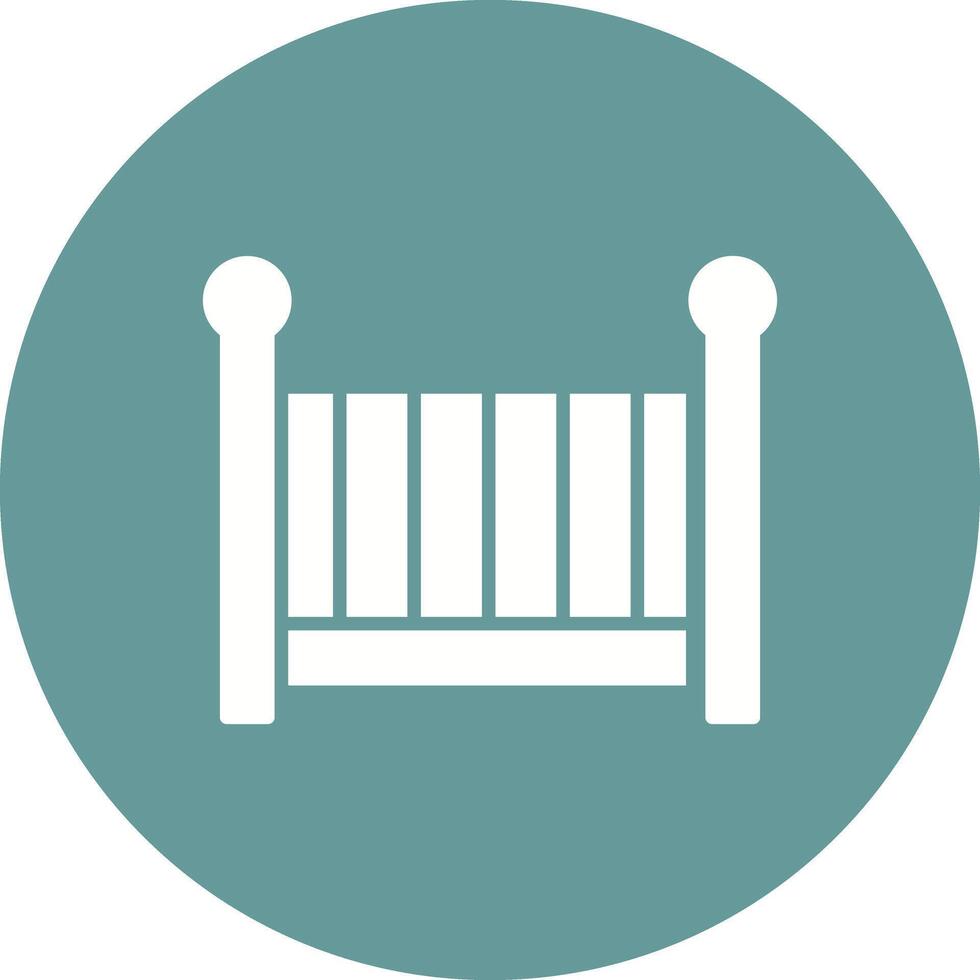 Nursery Cots Icon Design vector