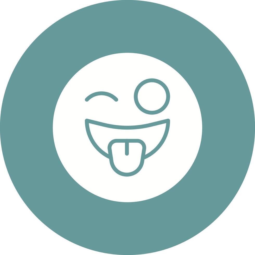 Zany Face Icon Design vector