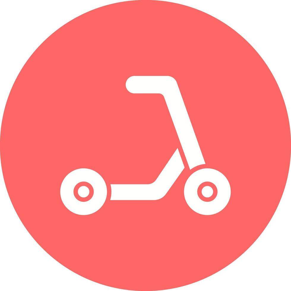 Kick Scooter Icon Design vector