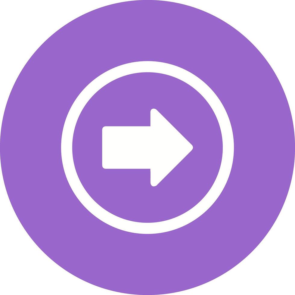 Right Arrow Icon Design vector