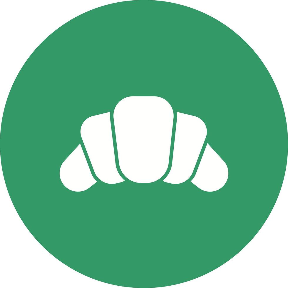 Croissant Icon Design vector