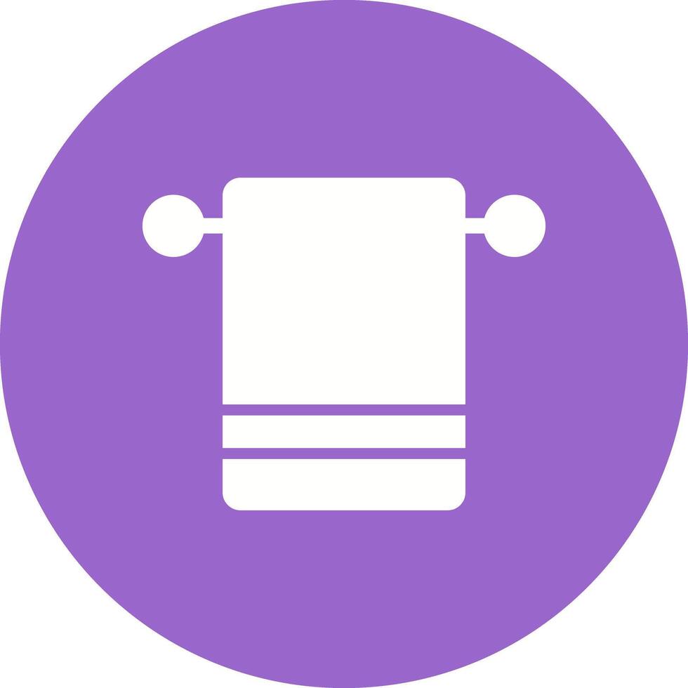 Bath Towels Icon Design vector