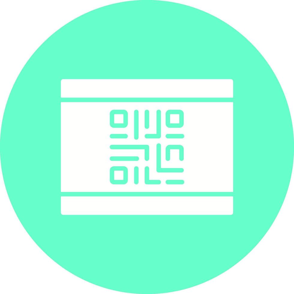 QR Code Business Card Icon Design vector