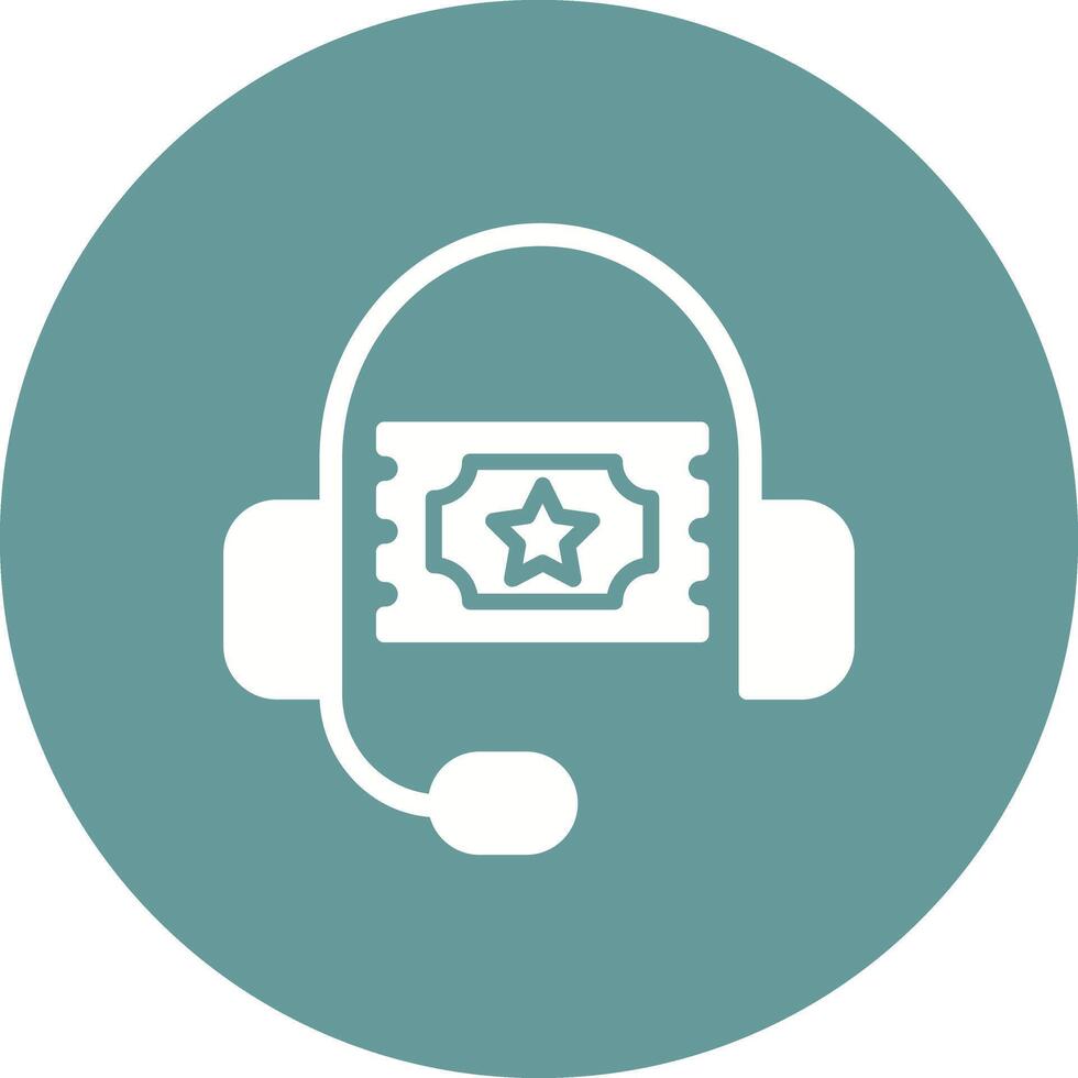 Support Ticket Icon Design vector