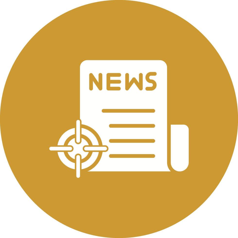 News Scoop Icon Design vector