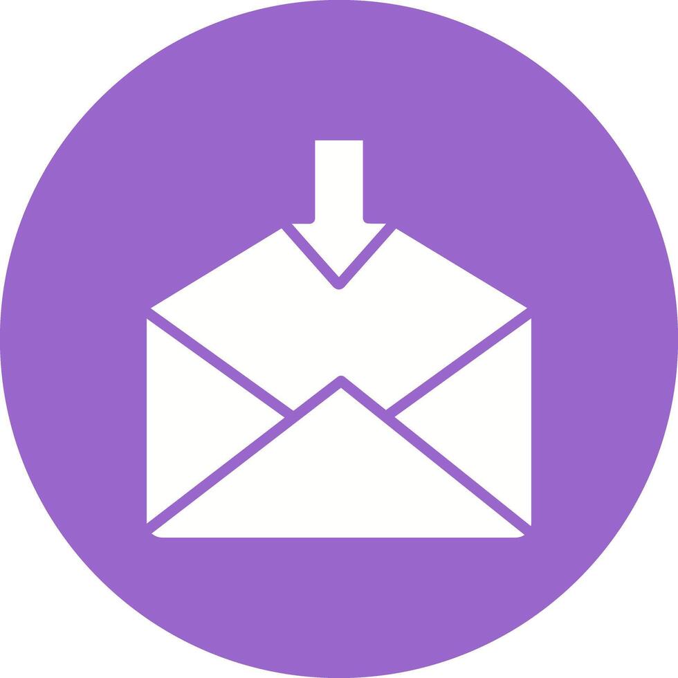 Receive Icon Icon Design vector