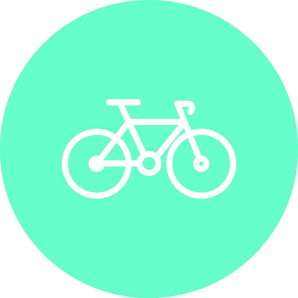 Bicyclist Icon Design vector