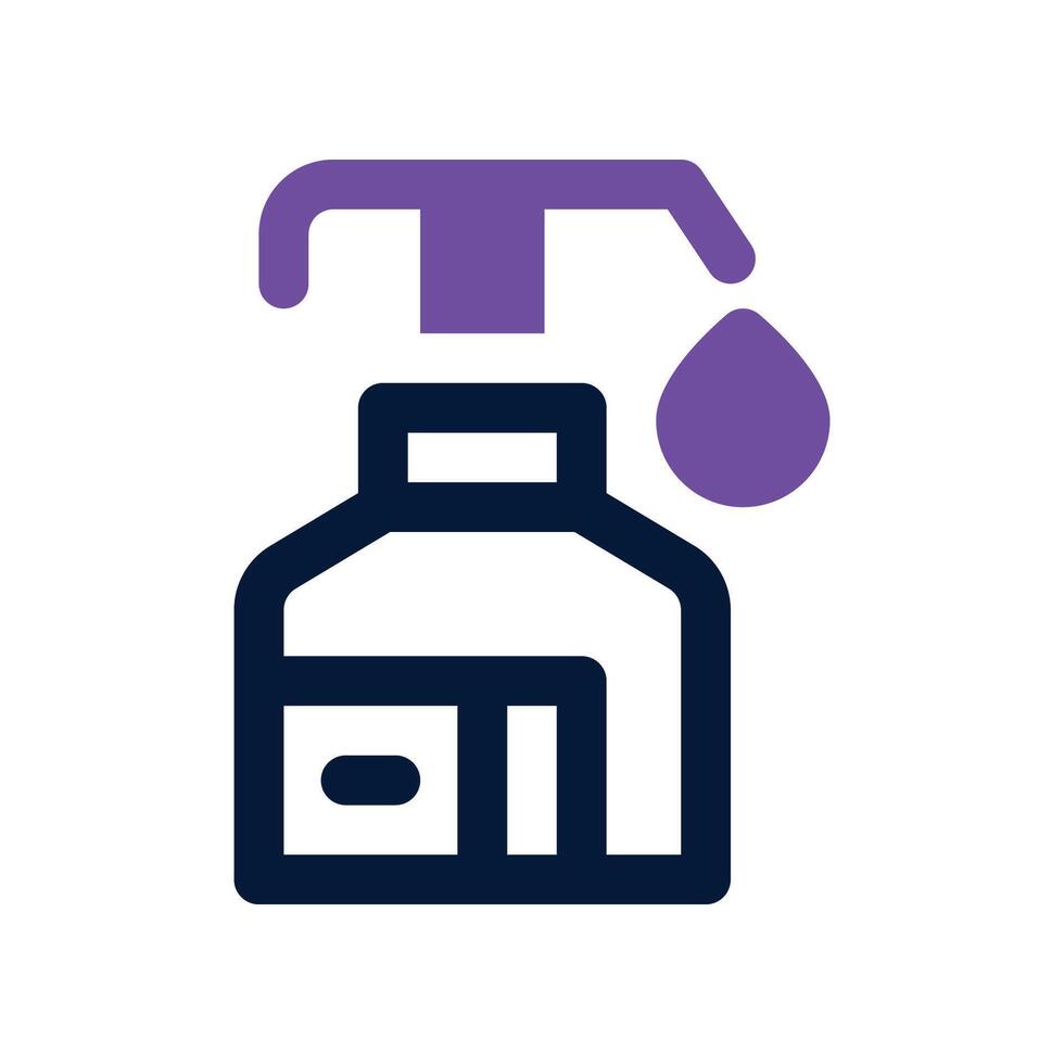 hand sanitizer icon. dual tone icon for your website, mobile, presentation, and logo design. vector