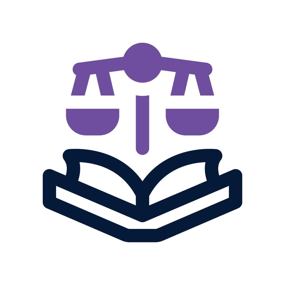 book icon. dual tone icon for your website, mobile, presentation, and logo design. vector