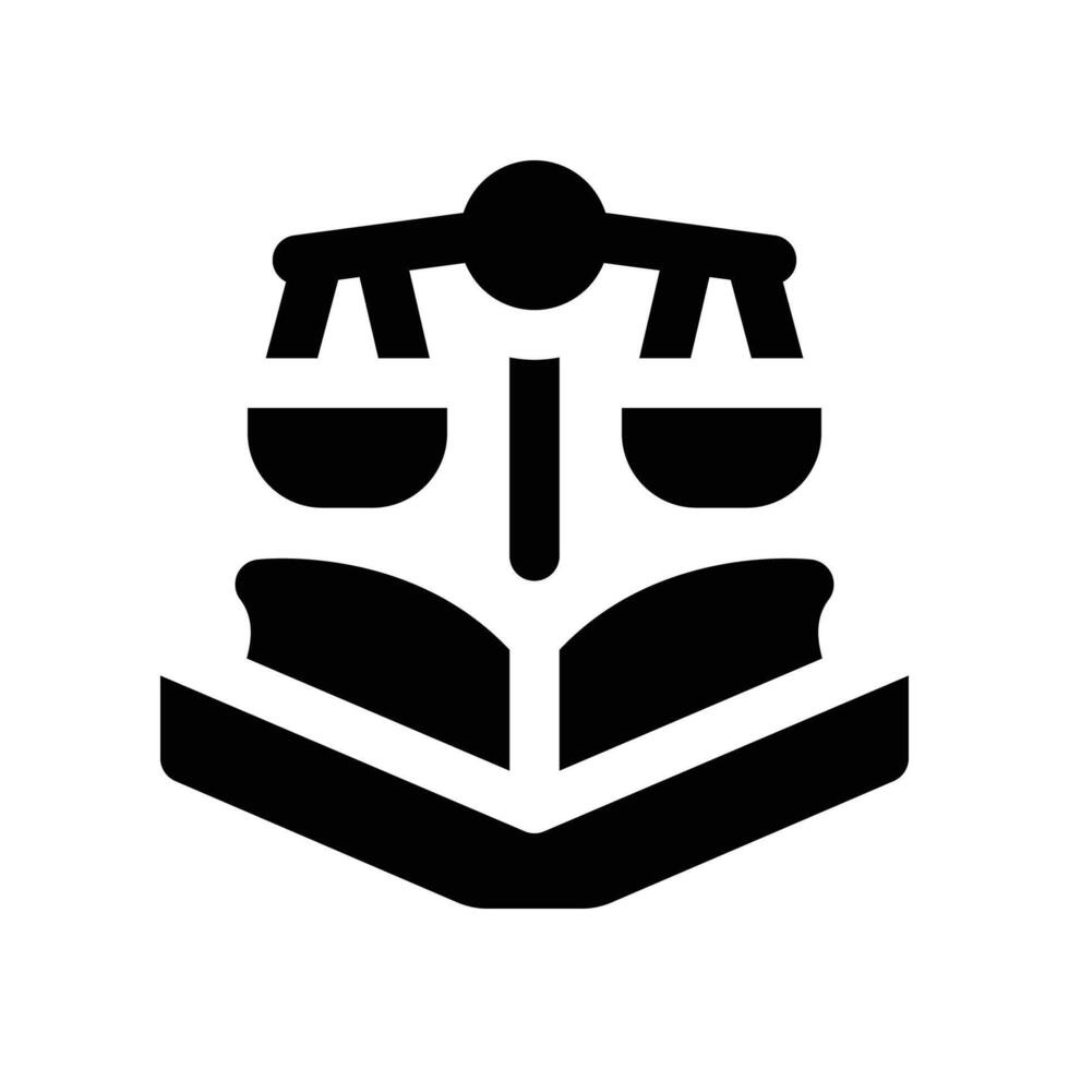 book icon. glyph icon for your website, mobile, presentation, and logo design. vector