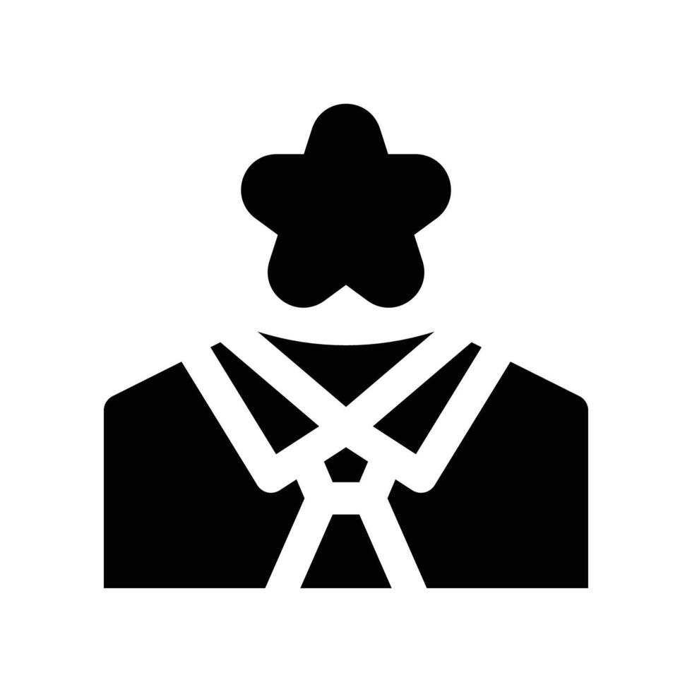 reputation icon. glyph icon for your website, mobile, presentation, and logo design. vector
