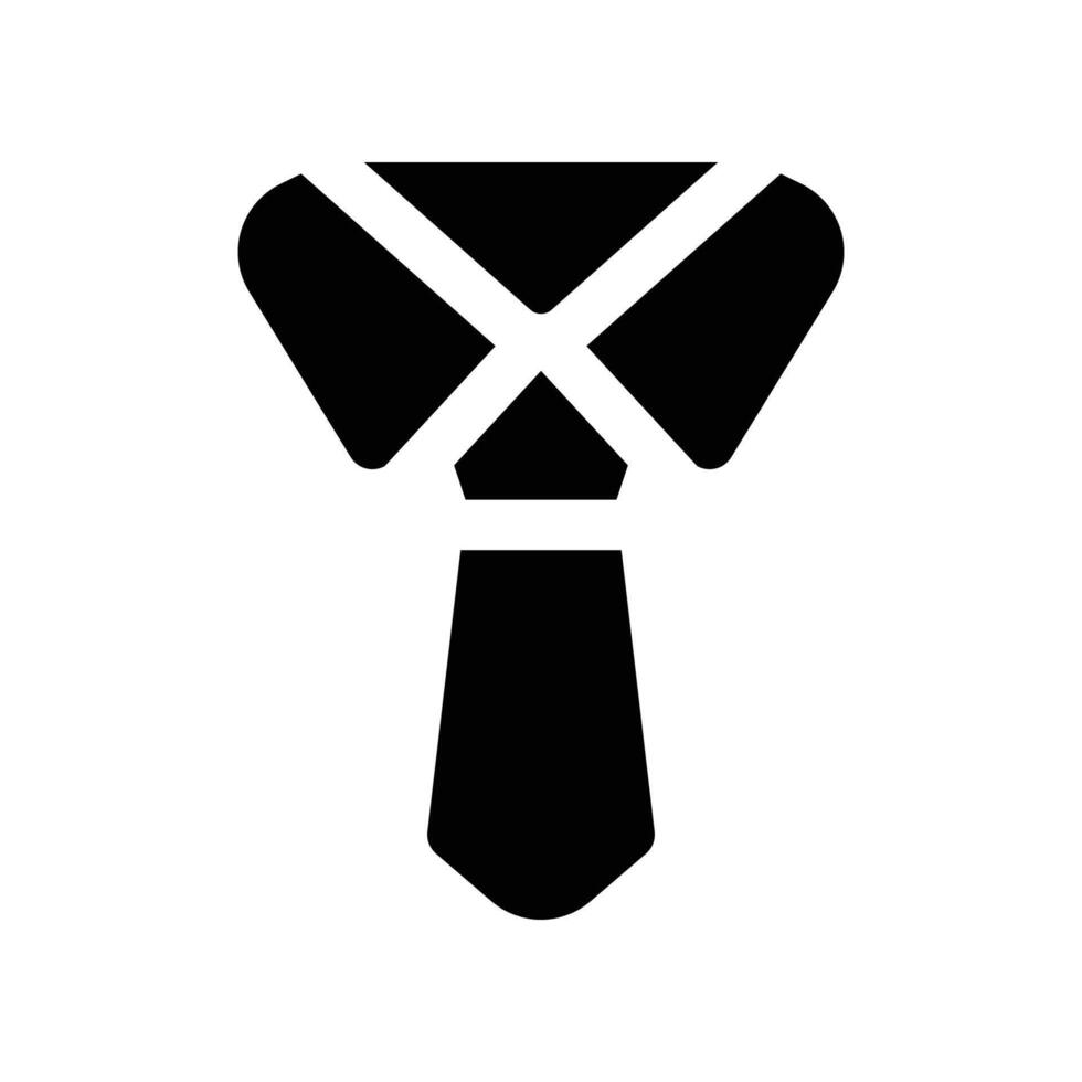 tie icon. glyph icon for your website, mobile, presentation, and logo design. vector