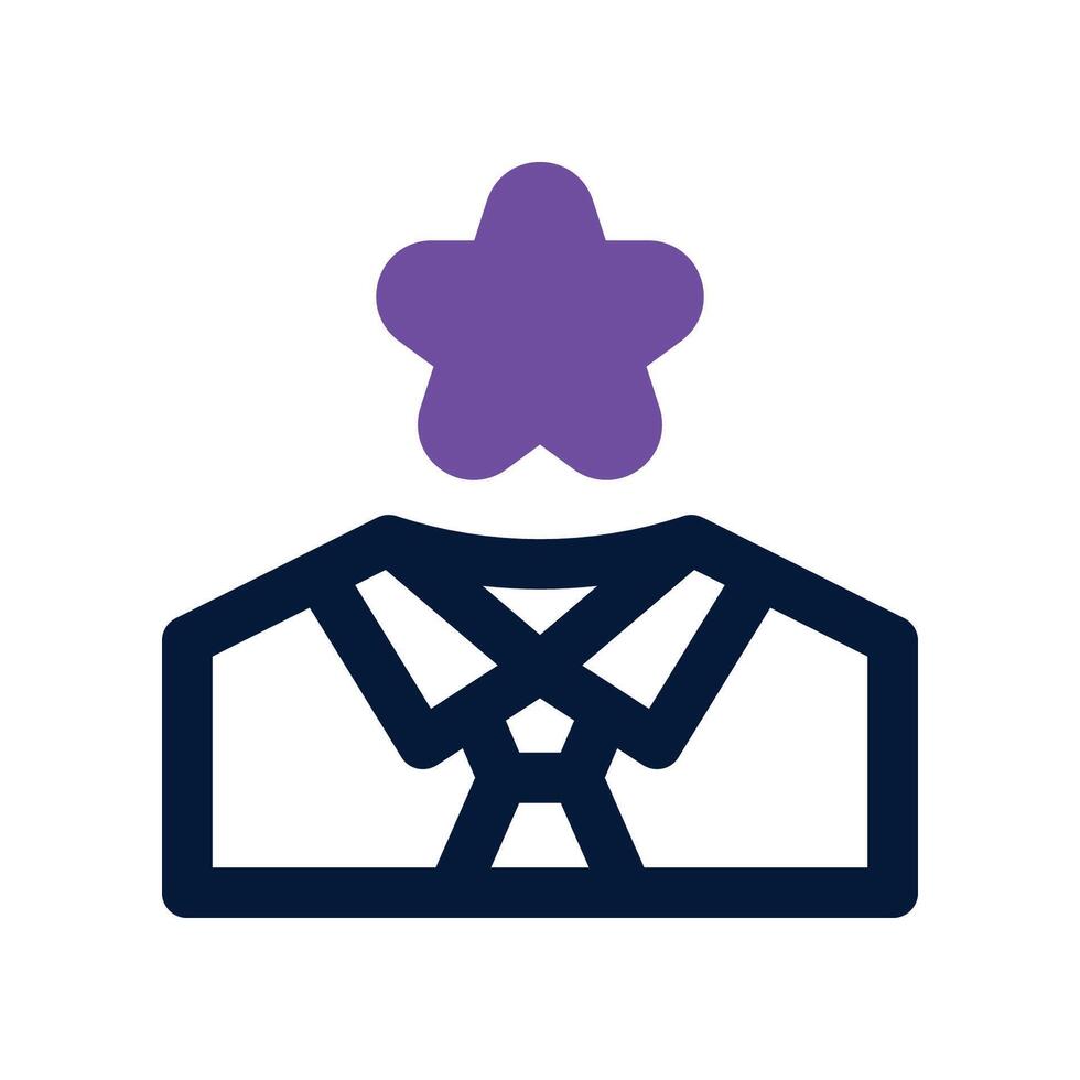 reputation icon. dual tone icon for your website, mobile, presentation, and logo design. vector
