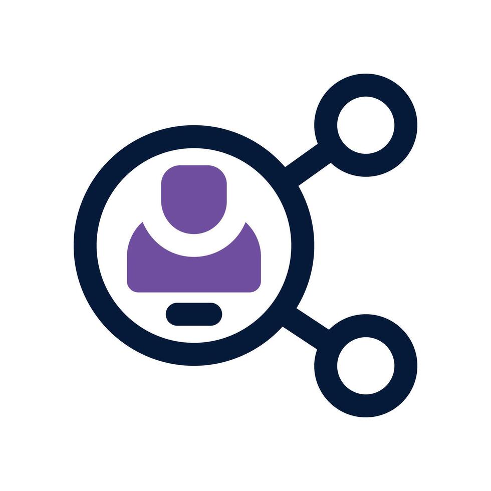 network icon. dual tone icon for your website, mobile, presentation, and logo design. vector