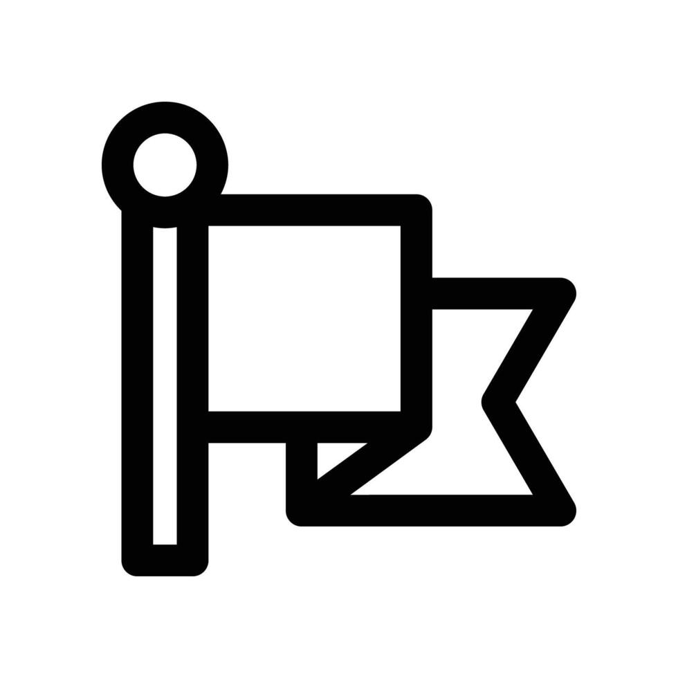flag icon. line icon for your website, mobile, presentation, and logo design. vector