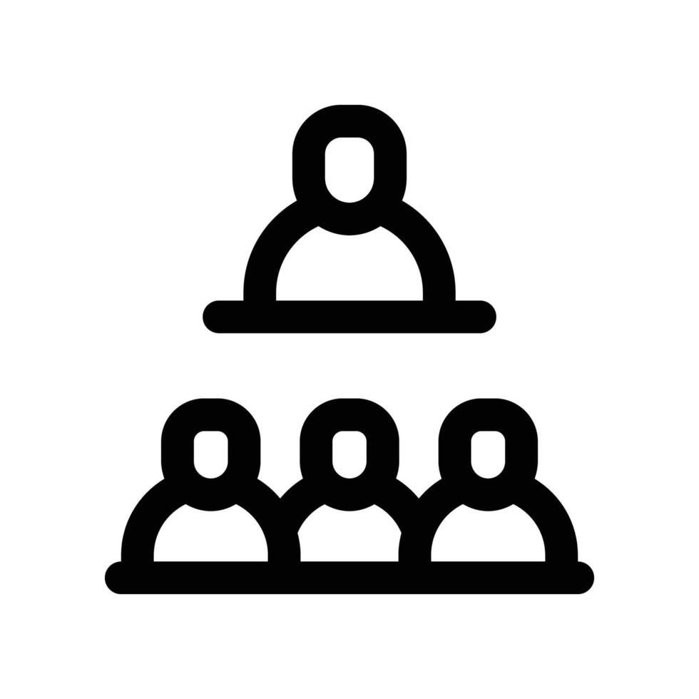 mentoring icon. line icon for your website, mobile, presentationation, and logo design. vector