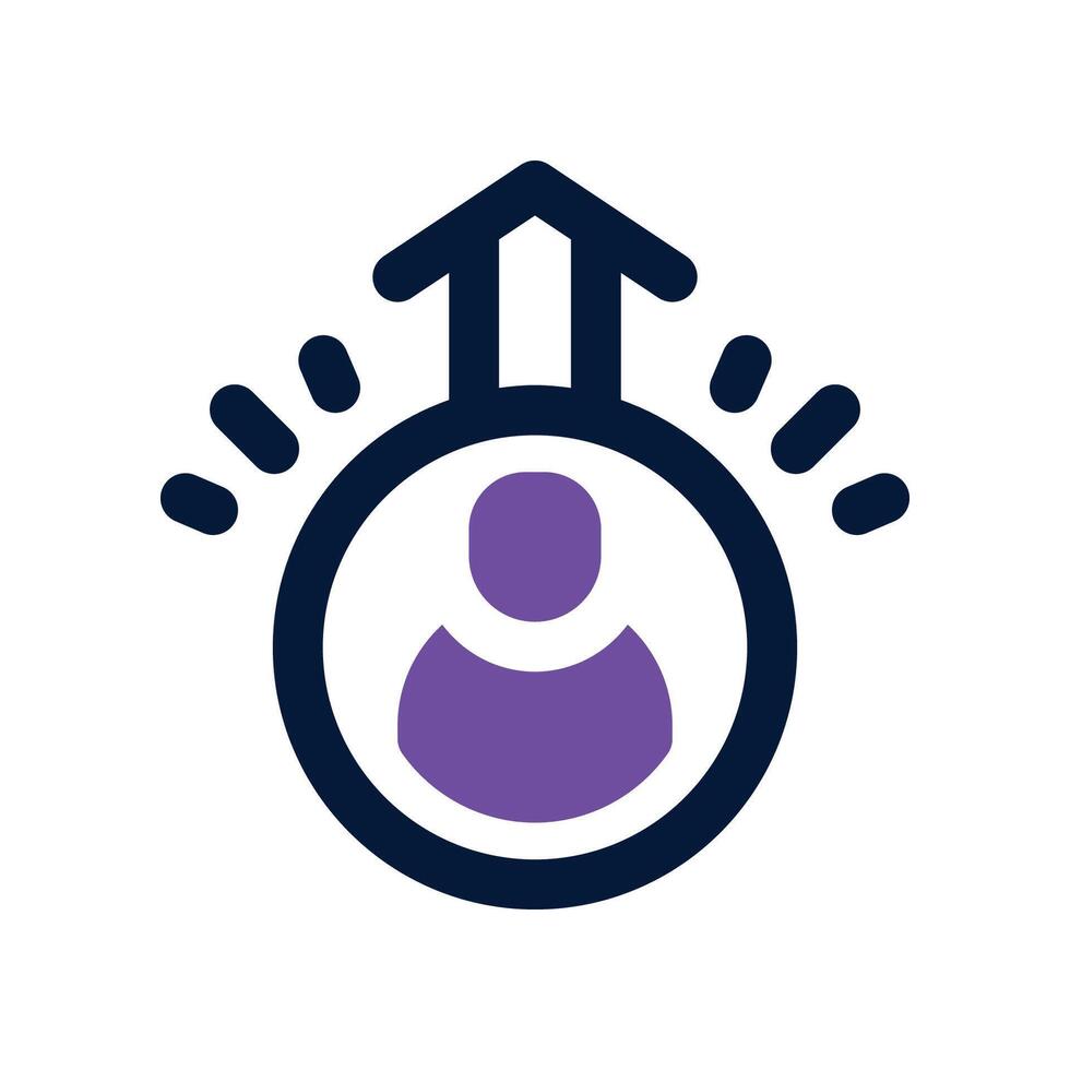 promotion icon. dual tone icon for your website, mobile, presentationation, and logo design. vector
