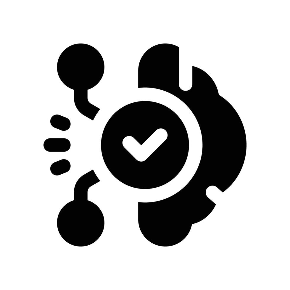 brainstorm icon. glyph icon for your website, mobile, presentationation, and logo design. vector