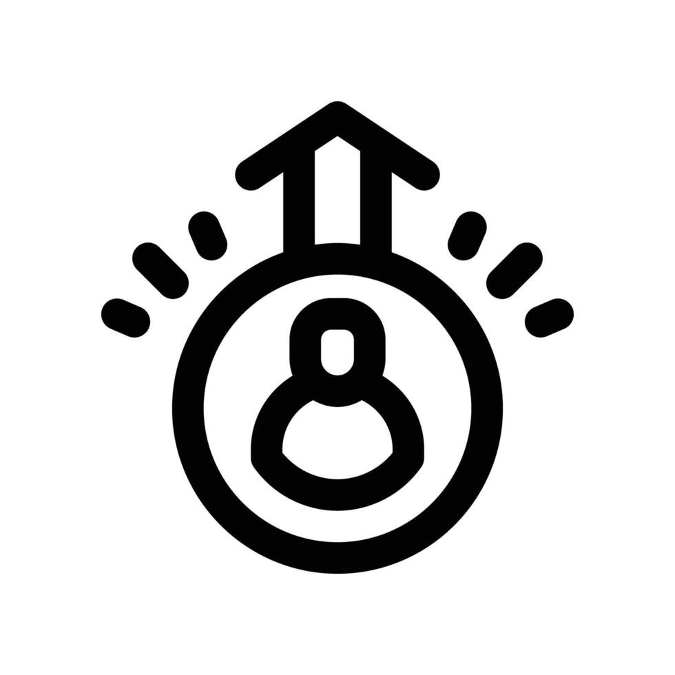 promotion icon. line icon for your website, mobile, presentationation, and logo design. vector