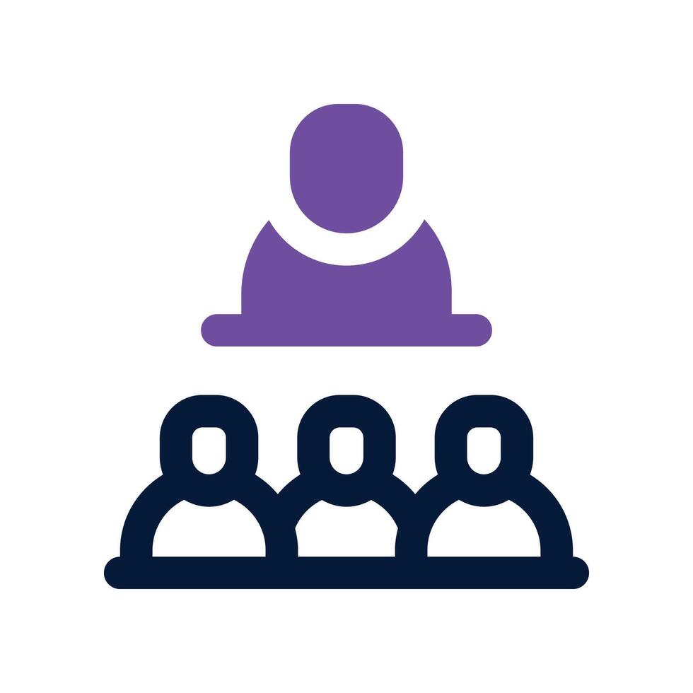 mentoring icon. dual tone icon for your website, mobile, presentationation, and logo design. vector