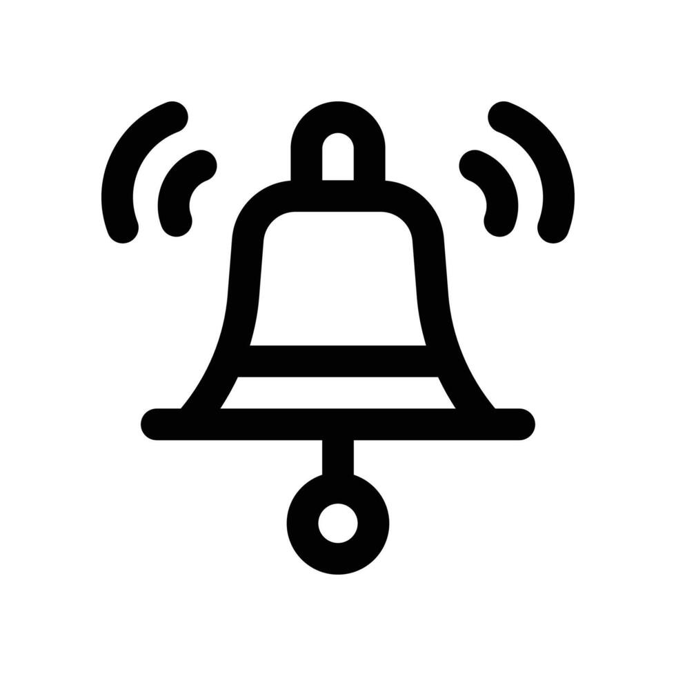 notification icon. line icon for your website, mobile, presentation, and logo design. vector
