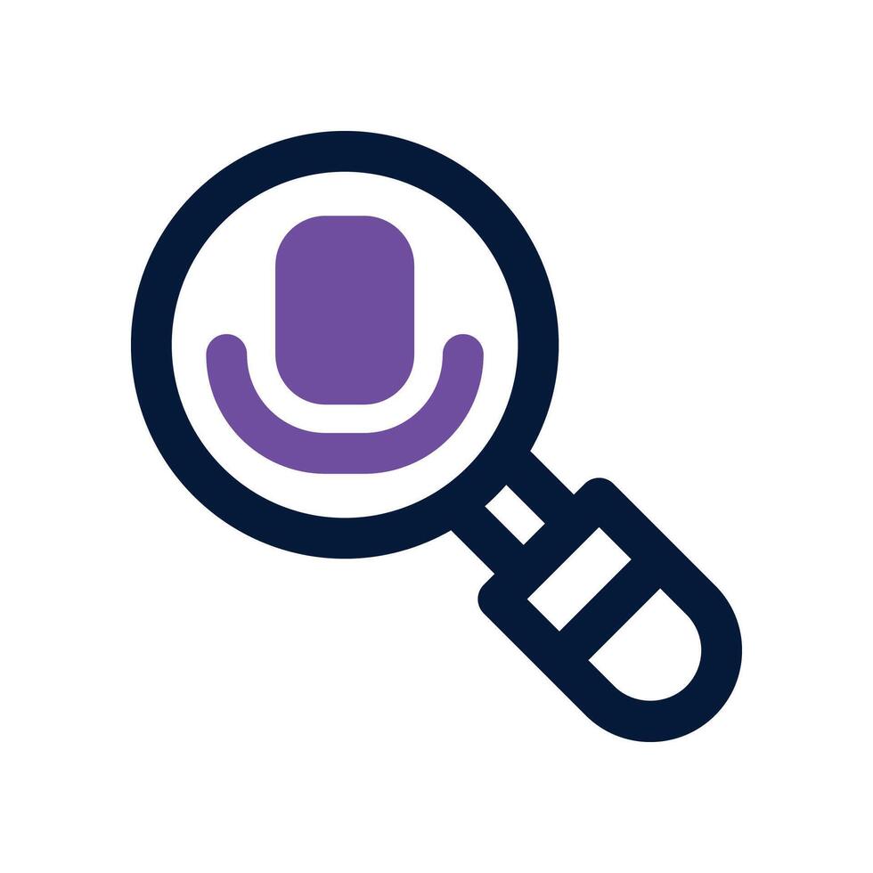 search icon. dual tone icon for your website, mobile, presentation, and logo design. vector