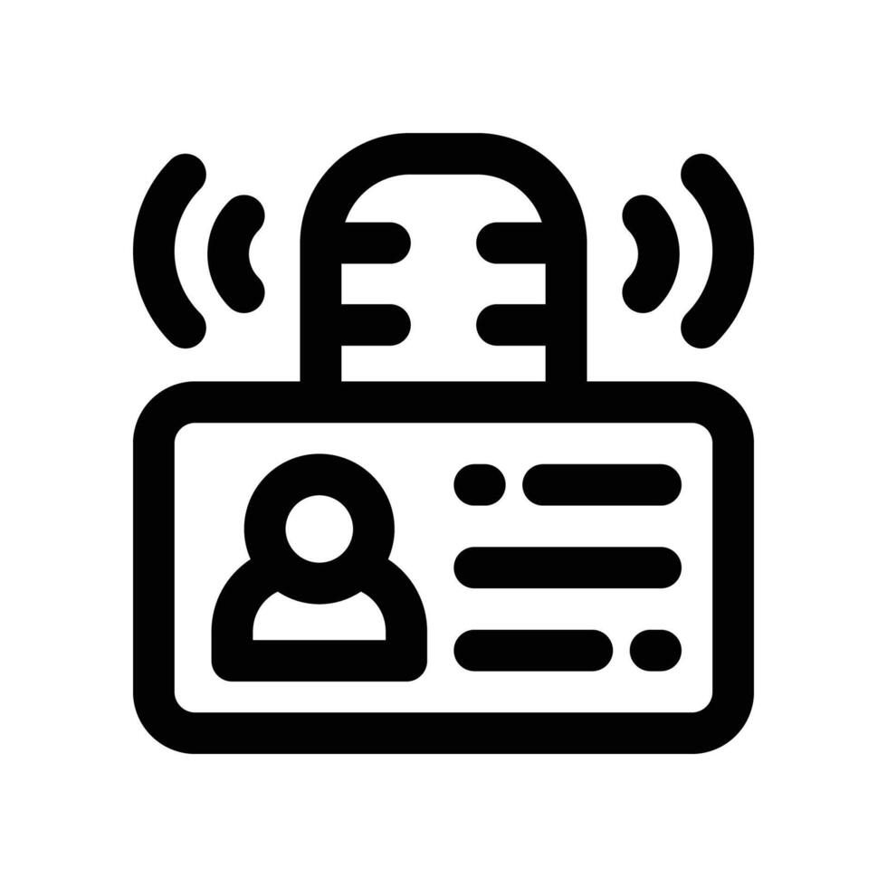 host icon. line icon for your website, mobile, presentation, and logo design. vector