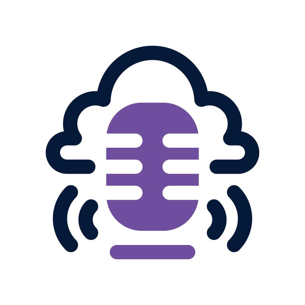 cloud icon. dual tone icon for your website, mobile, presentation, and logo design. vector