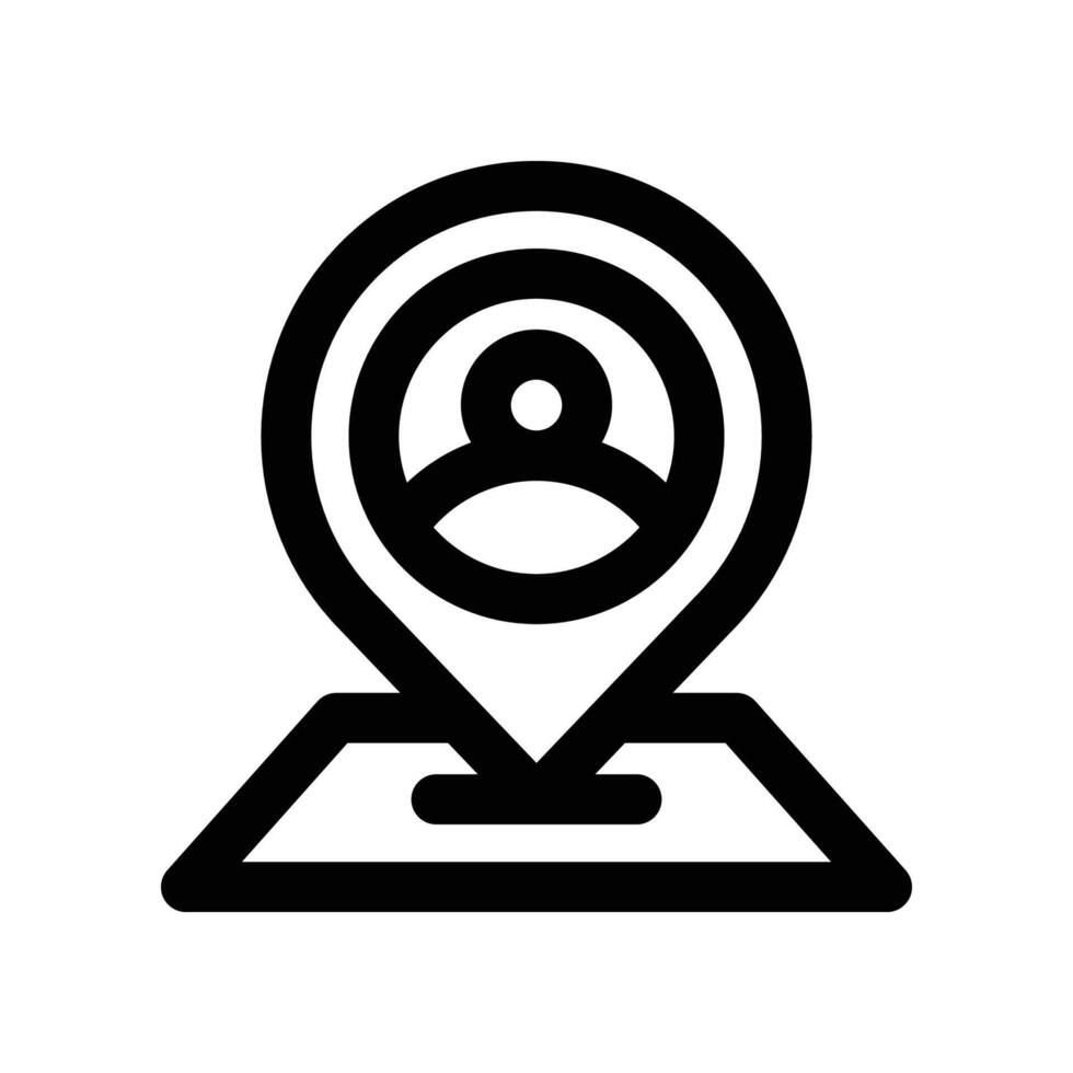 customer icon. line icon for your website, mobile, presentation, and logo design. vector